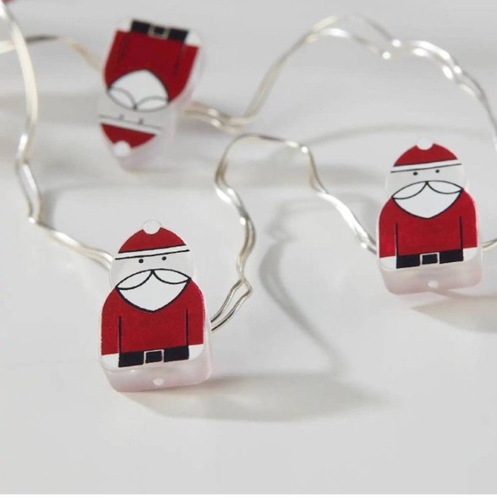 IKEA Strala Festive Mini Santa 🎅🏻 String Lights Holiday Decor Set